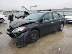 Salvage cars for sale at Kansas City, KS auction: 2016 Nissan Sentra S