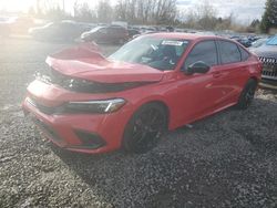 Honda salvage cars for sale: 2022 Honda Civic Sport