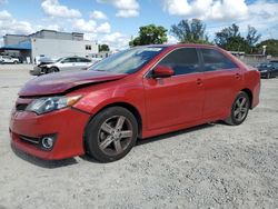 Salvage cars for sale at Opa Locka, FL auction: 2012 Toyota Camry Base