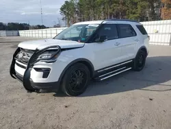 Vehiculos salvage en venta de Copart Dunn, NC: 2018 Ford Explorer XLT