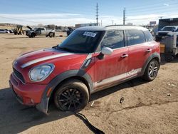 Salvage cars for sale at Colorado Springs, CO auction: 2014 Mini Cooper S Countryman