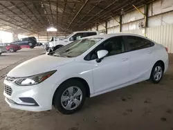 Salvage cars for sale at Phoenix, AZ auction: 2017 Chevrolet Cruze LS