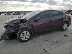 2018 KIA Forte LX en venta en Grand Prairie, TX