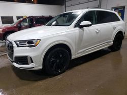 Salvage cars for sale at Blaine, MN auction: 2022 Audi Q7 Premium Plus