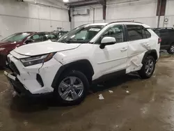 Salvage cars for sale at Franklin, WI auction: 2022 Toyota Rav4 XLE