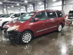 Salvage cars for sale from Copart Ham Lake, MN: 2011 Toyota Sienna XLE