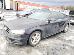 Salvage cars for sale at Montreal Est, QC auction: 2014 Audi A4 Premium Plus