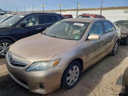 Toyota Camry salvage cars for sale: 2011 Toyota Camry Hybrid