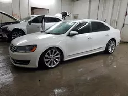 Salvage cars for sale at Madisonville, TN auction: 2012 Volkswagen Passat SEL