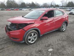 Salvage cars for sale at Madisonville, TN auction: 2016 Honda HR-V LX