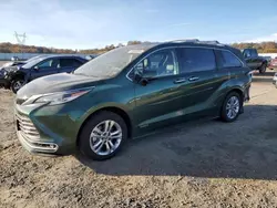 Toyota salvage cars for sale: 2021 Toyota Sienna Limited