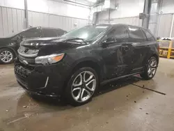 Salvage cars for sale at Casper, WY auction: 2014 Ford Edge Sport