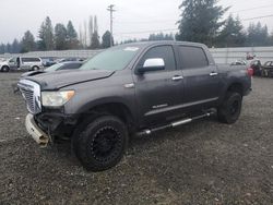 Toyota salvage cars for sale: 2012 Toyota Tundra Crewmax Limited