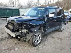 Jeep salvage cars for sale: 2017 Jeep Renegade Limited