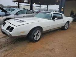 Salvage cars for sale at Tanner, AL auction: 1979 Pontiac Firebird