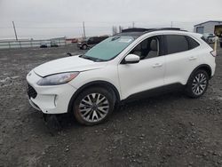 Salvage cars for sale from Copart Airway Heights, WA: 2022 Ford Escape Titanium