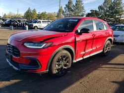 Salvage cars for sale at Denver, CO auction: 2023 Honda HR-V Sport