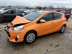 Salvage cars for sale at Louisville, KY auction: 2016 Toyota Prius C