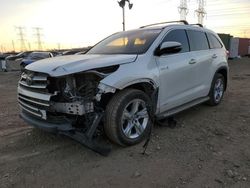 Salvage cars for sale at Elgin, IL auction: 2016 Toyota Highlander Hybrid Limited