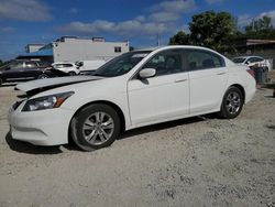 Honda salvage cars for sale: 2012 Honda Accord SE