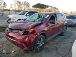 Salvage cars for sale at Spartanburg, SC auction: 2018 Toyota Rav4 LE