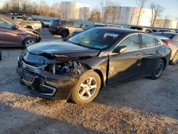 Salvage cars for sale from Copart Central Square, NY: 2018 Chevrolet Malibu LS