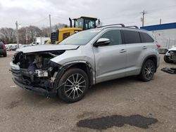 Vehiculos salvage en venta de Copart Ham Lake, MN: 2017 Toyota Highlander SE