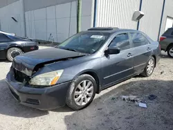 Salvage cars for sale at Apopka, FL auction: 2007 Honda Accord EX