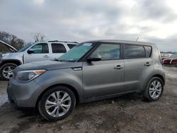 Salvage cars for sale at Des Moines, IA auction: 2015 KIA Soul +