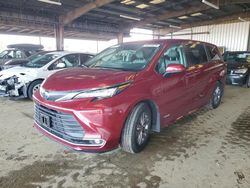 Toyota Vehiculos salvage en venta: 2021 Toyota Sienna XLE