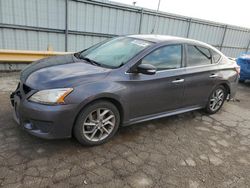 Salvage cars for sale at Dyer, IN auction: 2015 Nissan Sentra S