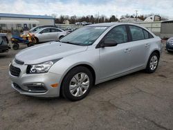 Salvage cars for sale at Pennsburg, PA auction: 2016 Chevrolet Cruze Limited LS