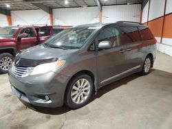 Salvage cars for sale at Rocky View County, AB auction: 2011 Toyota Sienna XLE