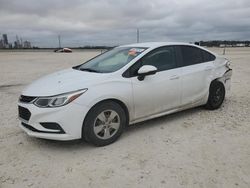 Salvage cars for sale at New Braunfels, TX auction: 2017 Chevrolet Cruze LS