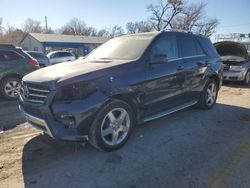 Mercedes-Benz salvage cars for sale: 2013 Mercedes-Benz ML 550 4matic