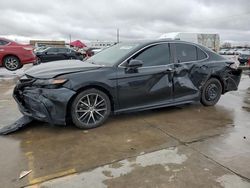 Salvage cars for sale at Grand Prairie, TX auction: 2021 Toyota Camry SE