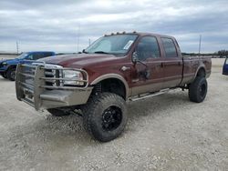 Salvage cars for sale from Copart New Braunfels, TX: 2006 Ford F350 SRW Super Duty