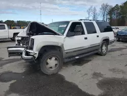 Salvage cars for sale at Dunn, NC auction: 1999 GMC Suburban K1500