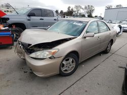 Salvage cars for sale at Sacramento, CA auction: 2002 Toyota Camry LE