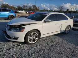 Salvage cars for sale at Riverview, FL auction: 2015 Volkswagen Passat SEL