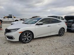 Vehiculos salvage en venta de Copart Taylor, TX: 2019 Honda Civic Touring