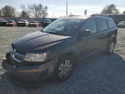 Salvage cars for sale at Mebane, NC auction: 2018 Dodge Journey SE