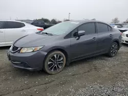 Salvage cars for sale at Sacramento, CA auction: 2014 Honda Civic EX