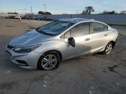 Salvage cars for sale at Franklin, WI auction: 2018 Chevrolet Cruze LT