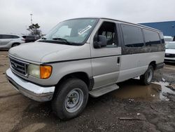 2003 Ford Econoline E350 Super Duty Wagon en venta en Woodhaven, MI