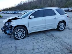 Salvage cars for sale at Hurricane, WV auction: 2016 GMC Acadia Denali