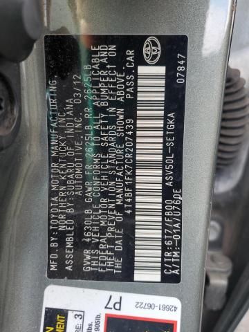 2012 Toyota Camry Base