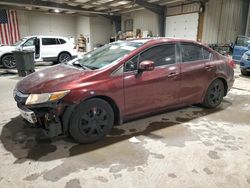 Salvage cars for sale at West Mifflin, PA auction: 2012 Honda Civic LX