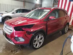 Ford Escape salvage cars for sale: 2018 Ford Escape Titanium