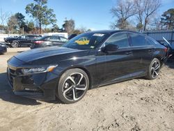 Salvage cars for sale at Hampton, VA auction: 2019 Honda Accord Sport